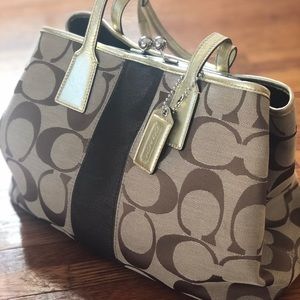 Coach Monogram Tote